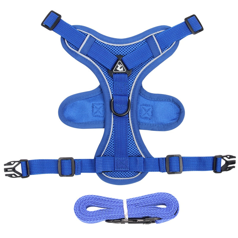 Conjunto coleira "( guia )"  à prova de fuga ideal para caminhadas diárias ou noturnas.