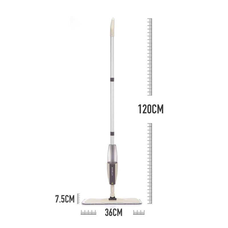 Esfregão de chão em spray com almofadas de microfibra