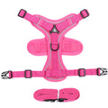 Conjunto coleira "( guia )"  à prova de fuga ideal para caminhadas diárias ou noturnas.