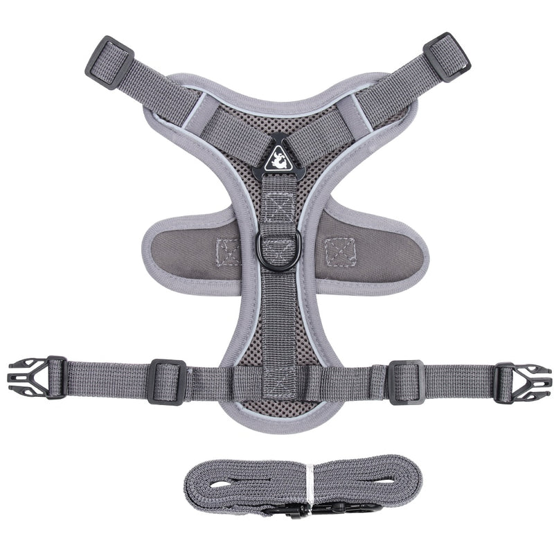 Conjunto coleira "( guia )"  à prova de fuga ideal para caminhadas diárias ou noturnas.