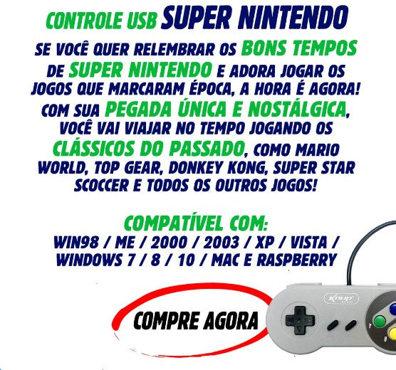Controle Joystick USB