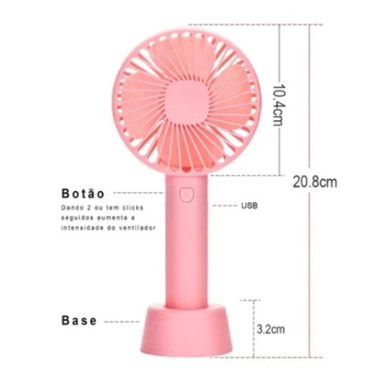 Mini Ventilador De Mesa